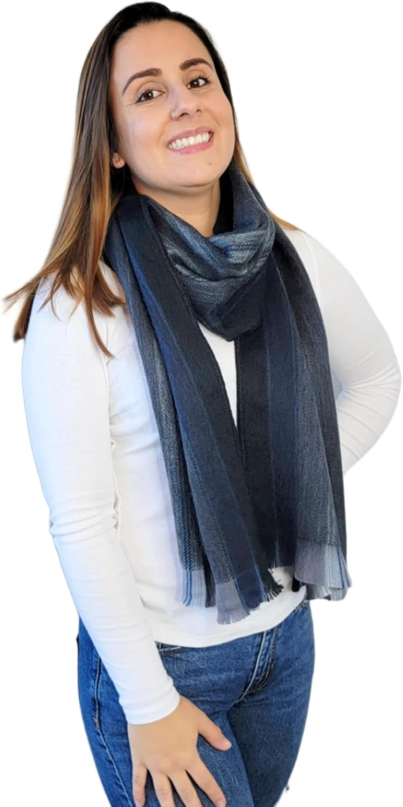 Alpaca Wool Scarf – Ecuadorian Handwoven