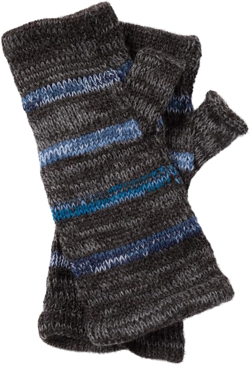 Alpaca Fingerless Gloves – Handmade