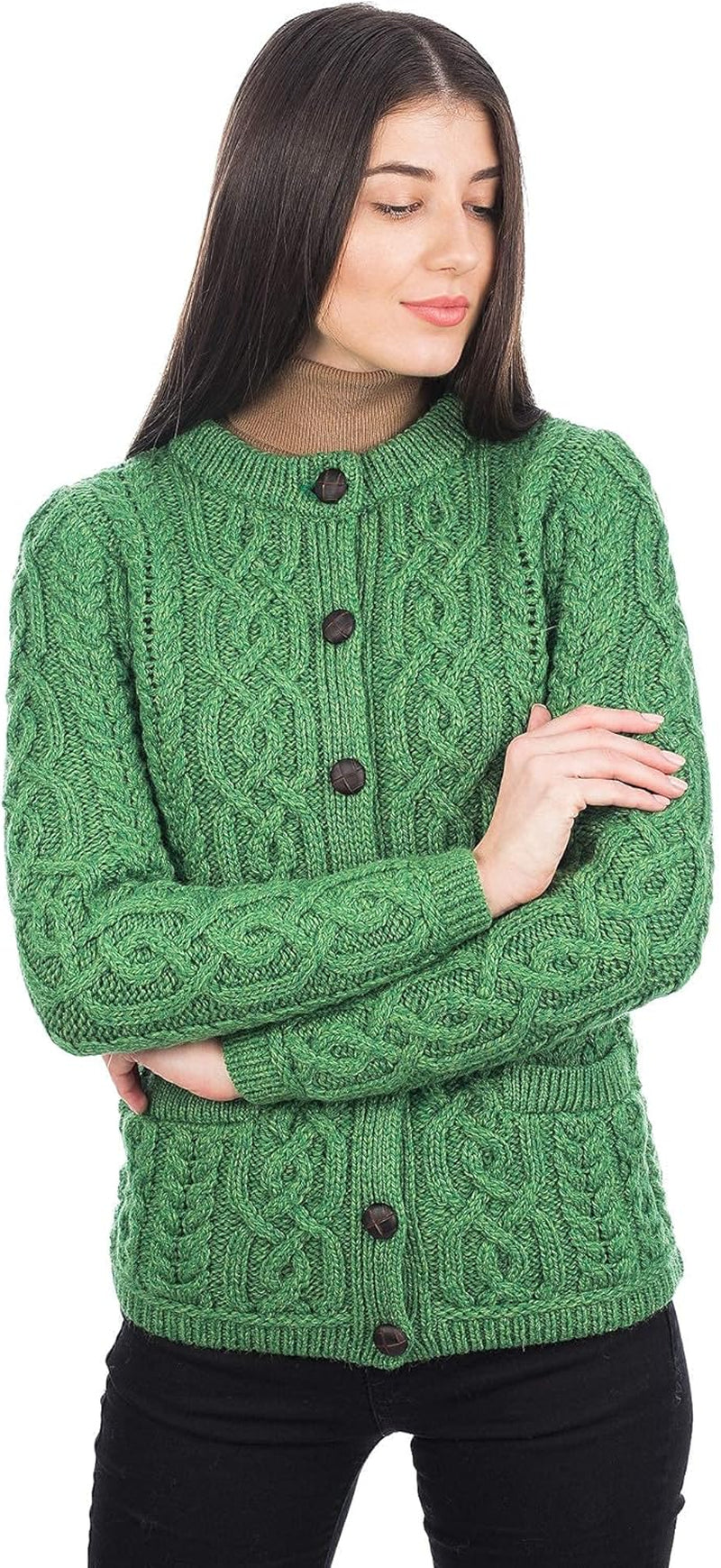 Merino Wool Jacket – Soft Knit with Pockets