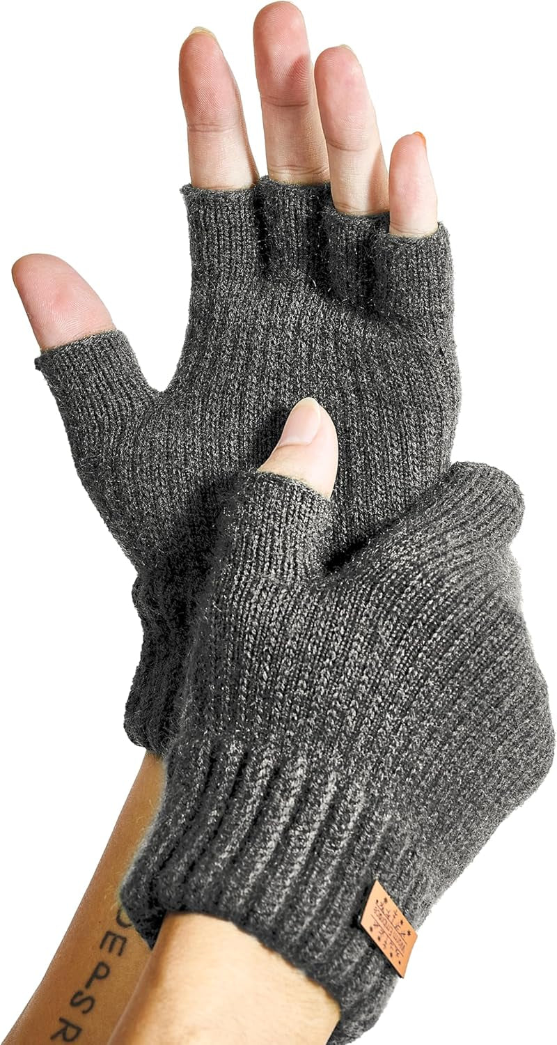 Fingerless Alpaca Gloves – Soft & Functional