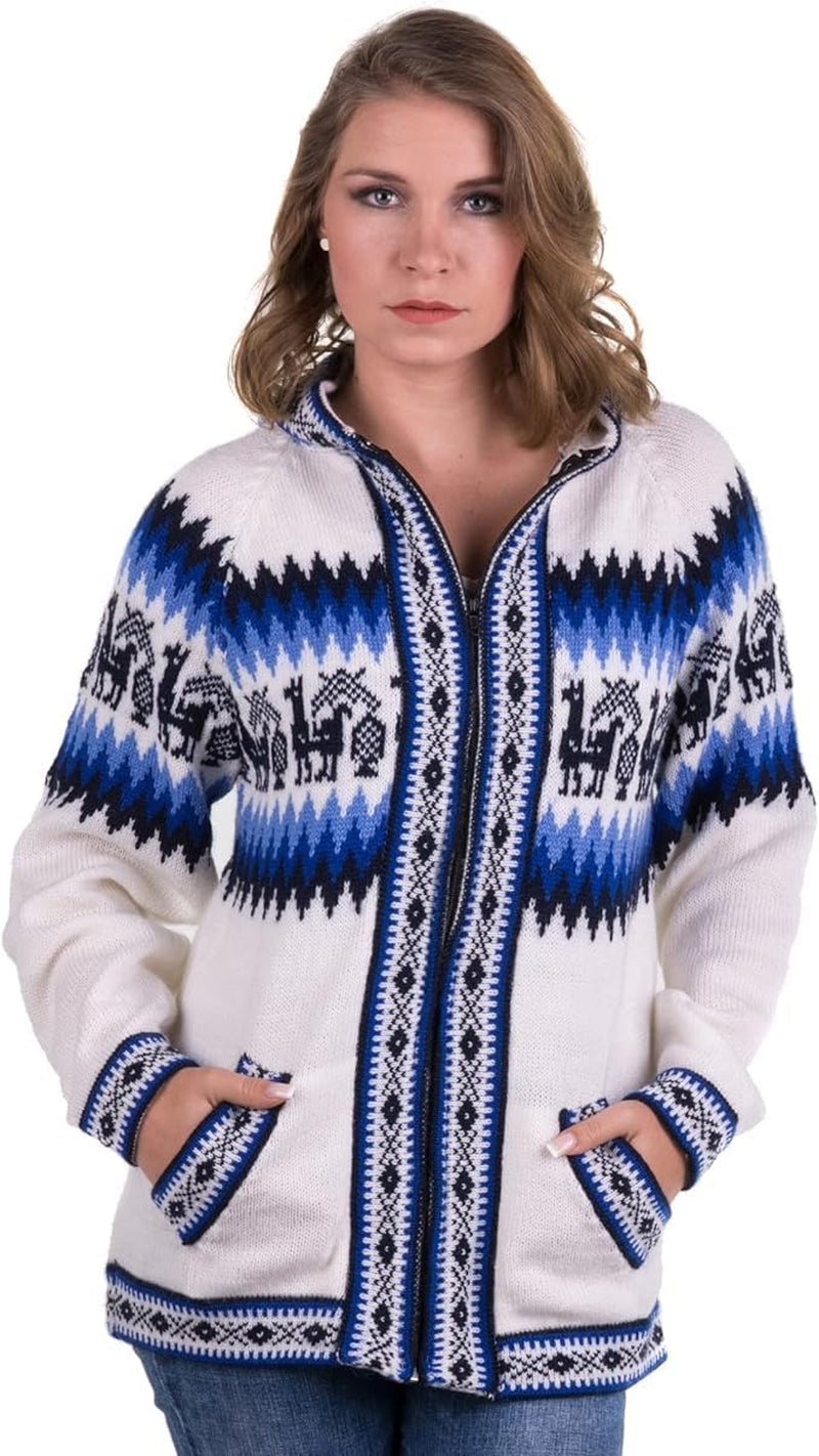 Alpaca Cardigan Sweater for Women