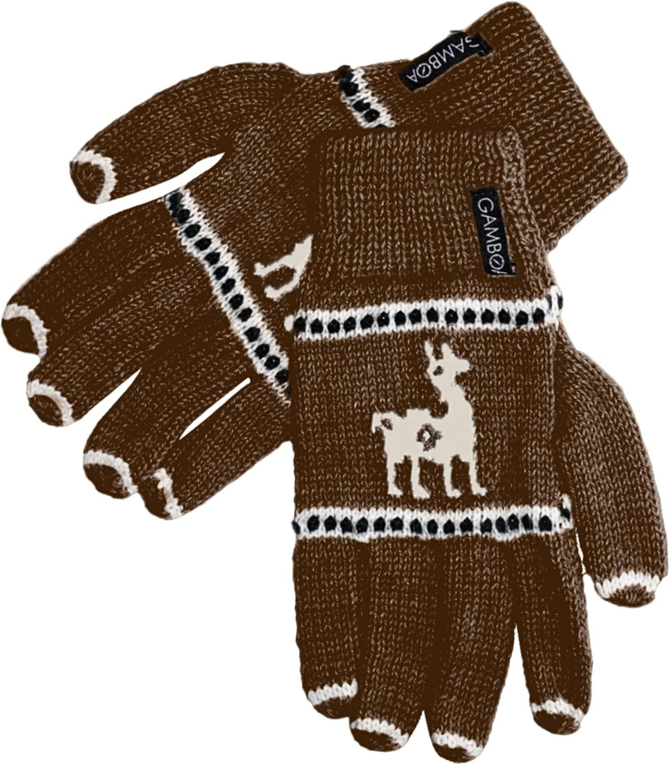 Alpaca Wool Gloves for Women Winter Knit Mittens for Womens