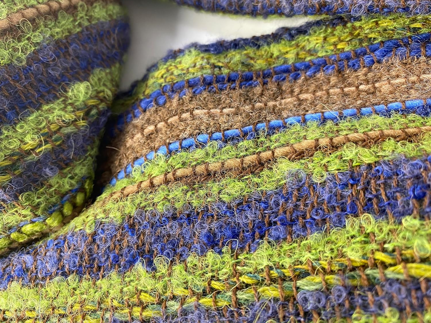 Baby Alpaca Scarf – Handwoven Multicolor Elegance