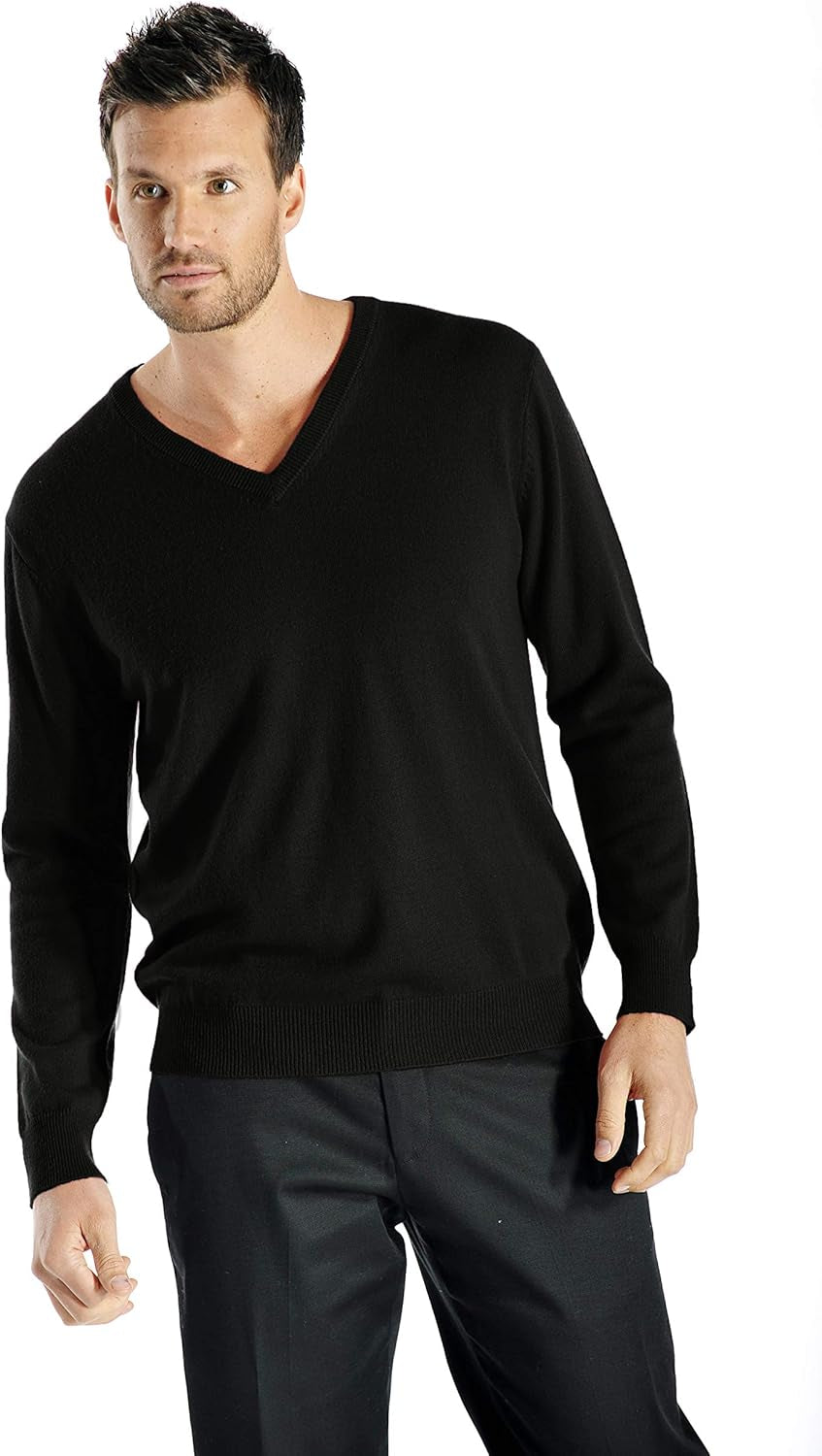 Cashmere Men's Sweater – Draped Luxury