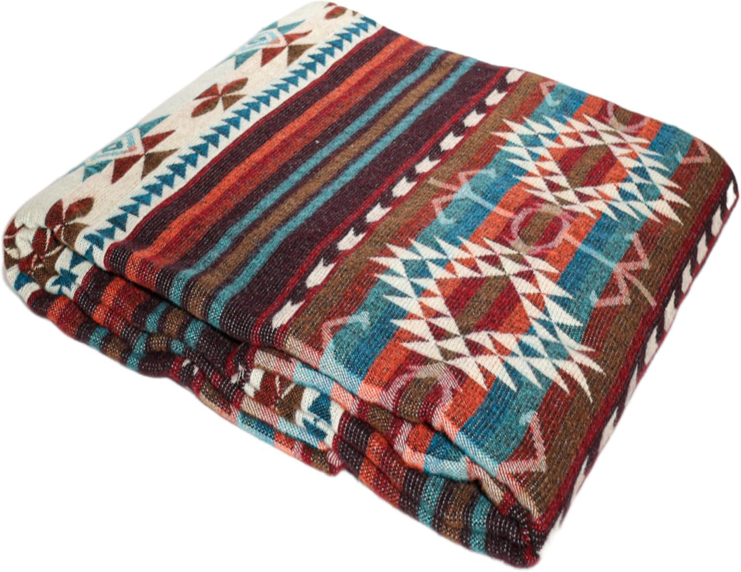 Alpaca Wool Throw Blanket – Native Pattern