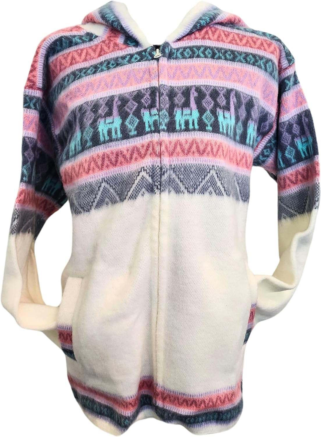 Alpaca Knit Sweater – Classic Fit, Soft Blue