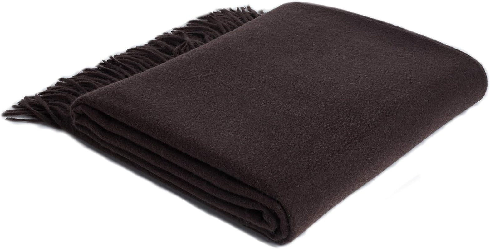 Cashmere Throw Blanket – Luxury Black