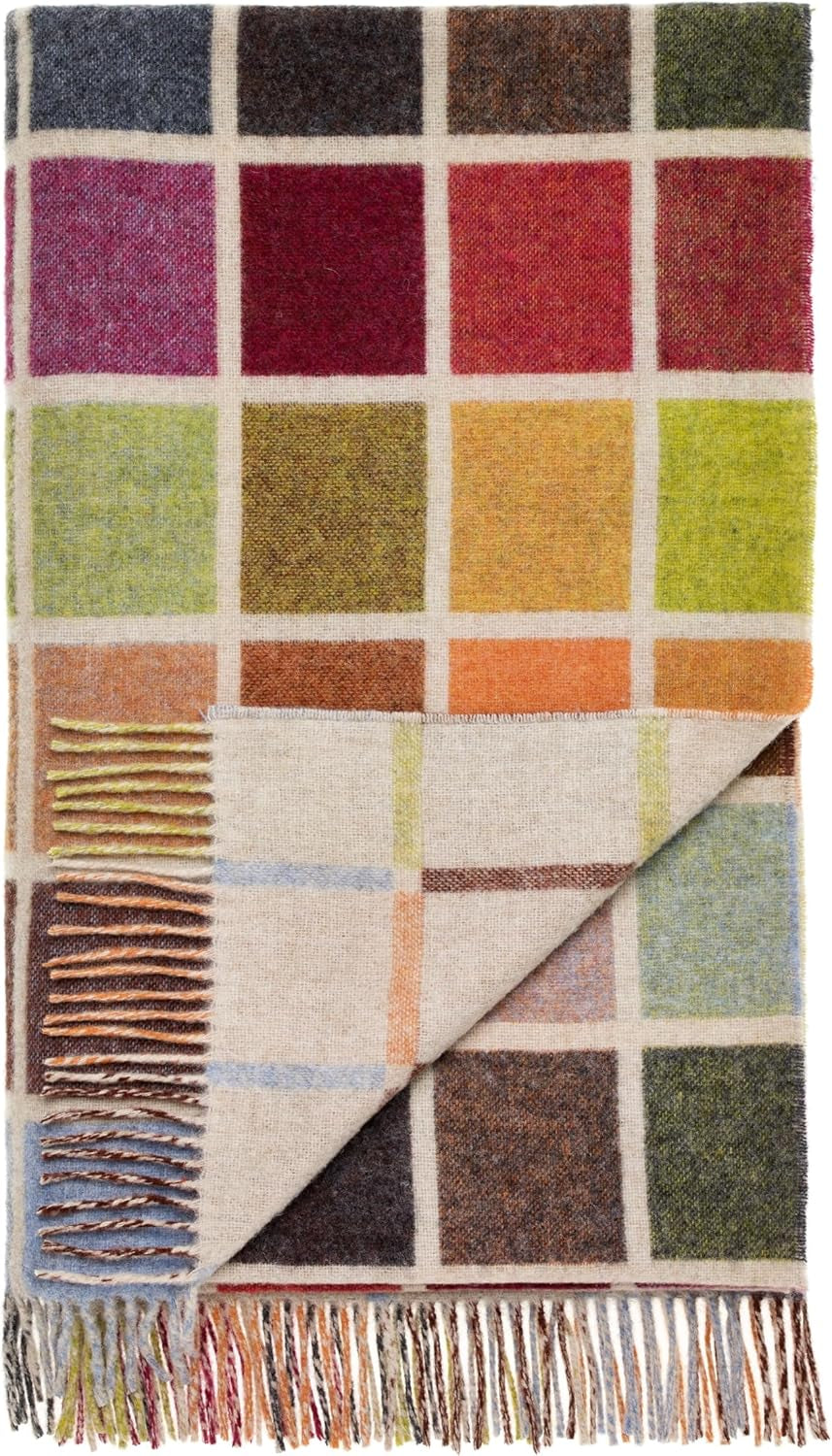 Merino Throw Blanket - Beige Gray