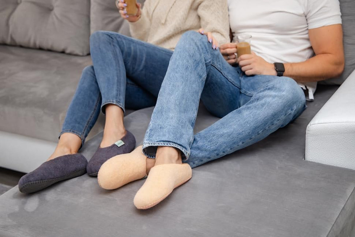 Merino Wool Handmade Slippers – Soft