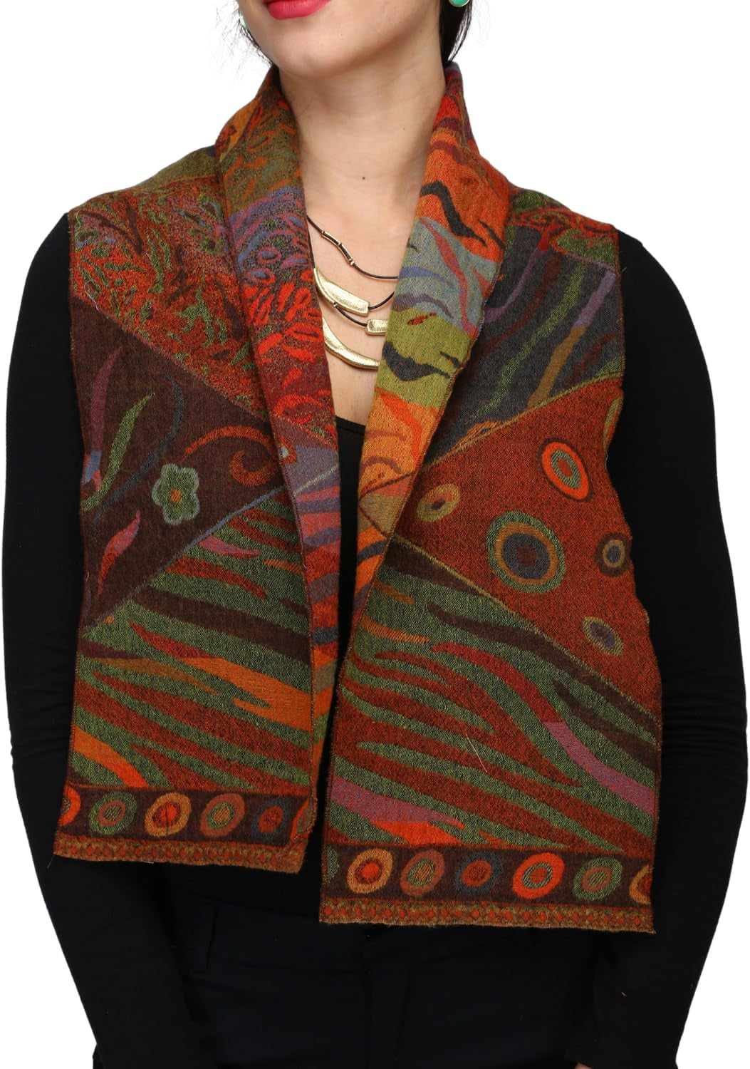 Merino Scarf – Reversible Style