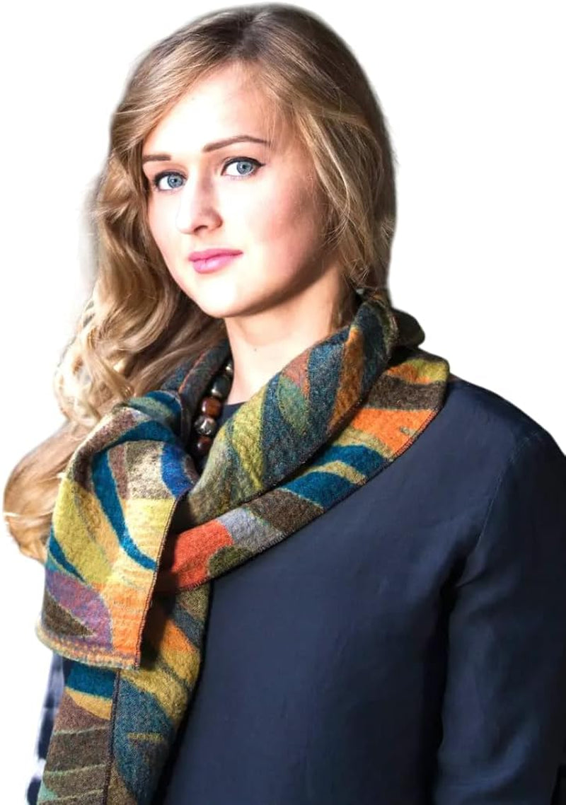 Merino Scarf – Reversible Style