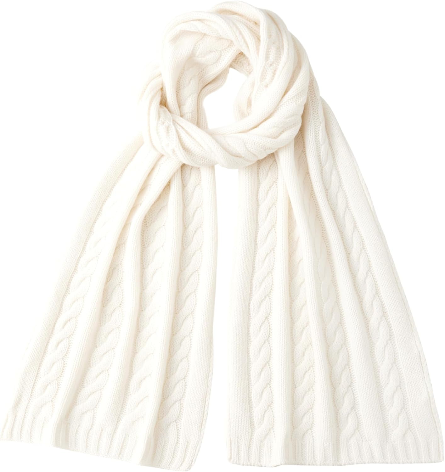 Cashmere Scarf – Cable Stitch Scarf