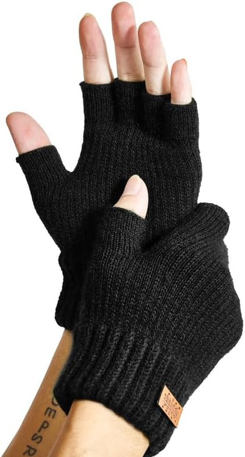 Fingerless Alpaca Gloves – Soft & Functional