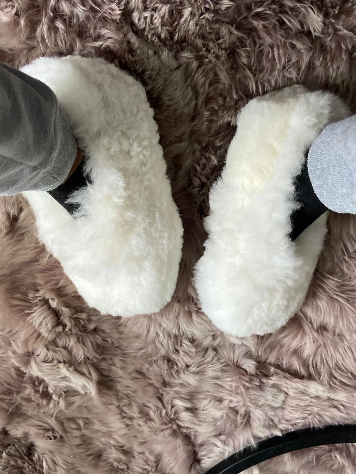 Alpaca Fur Slippers – Handmade from Peru