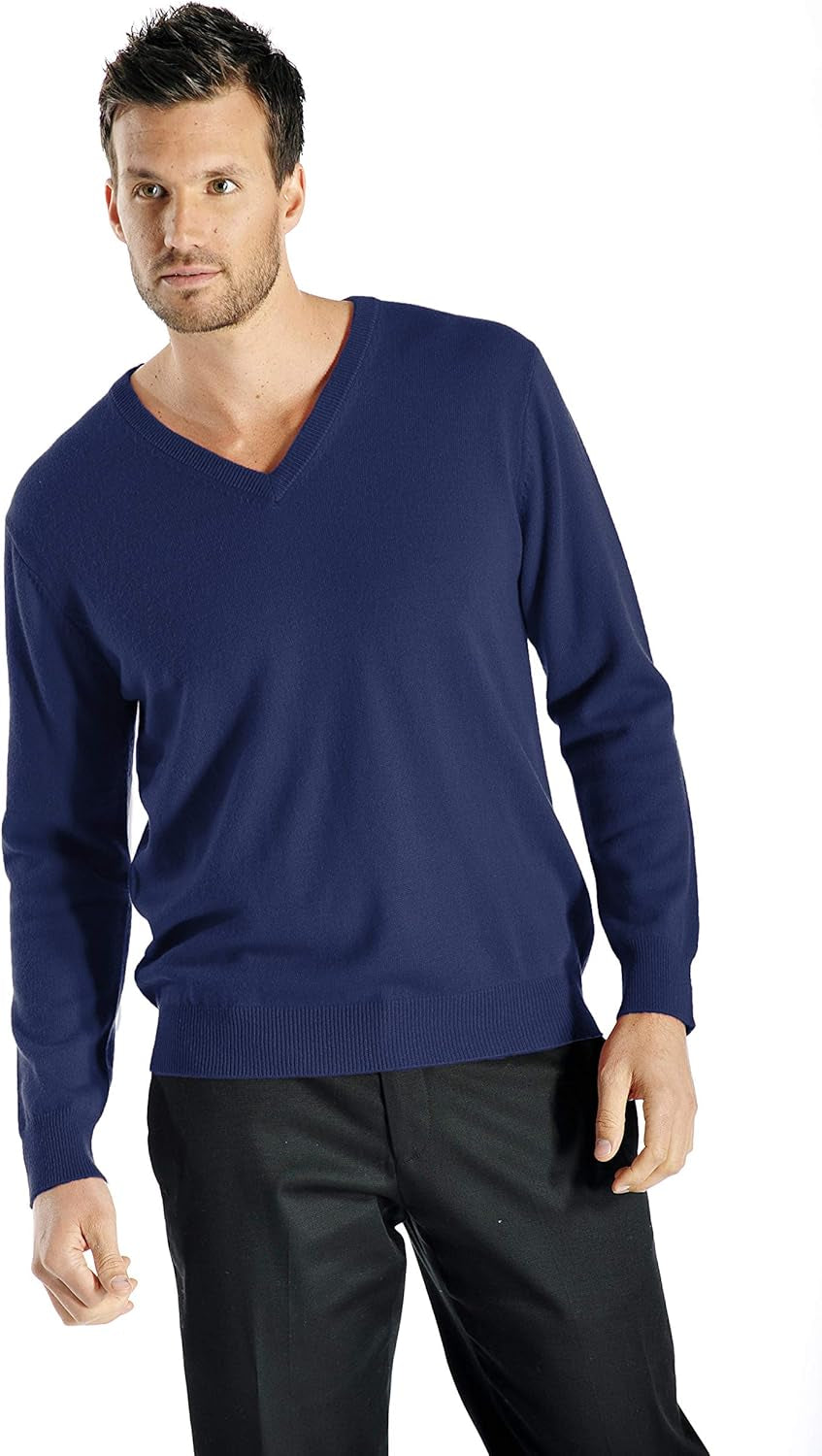Cashmere Men's Sweater – Draped Luxury