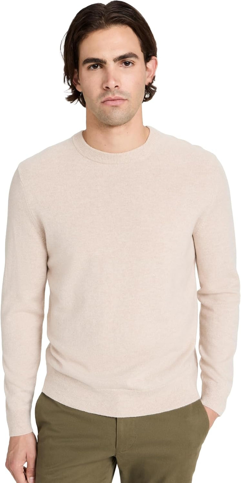 Men's Cashmere Sweater – Wheat