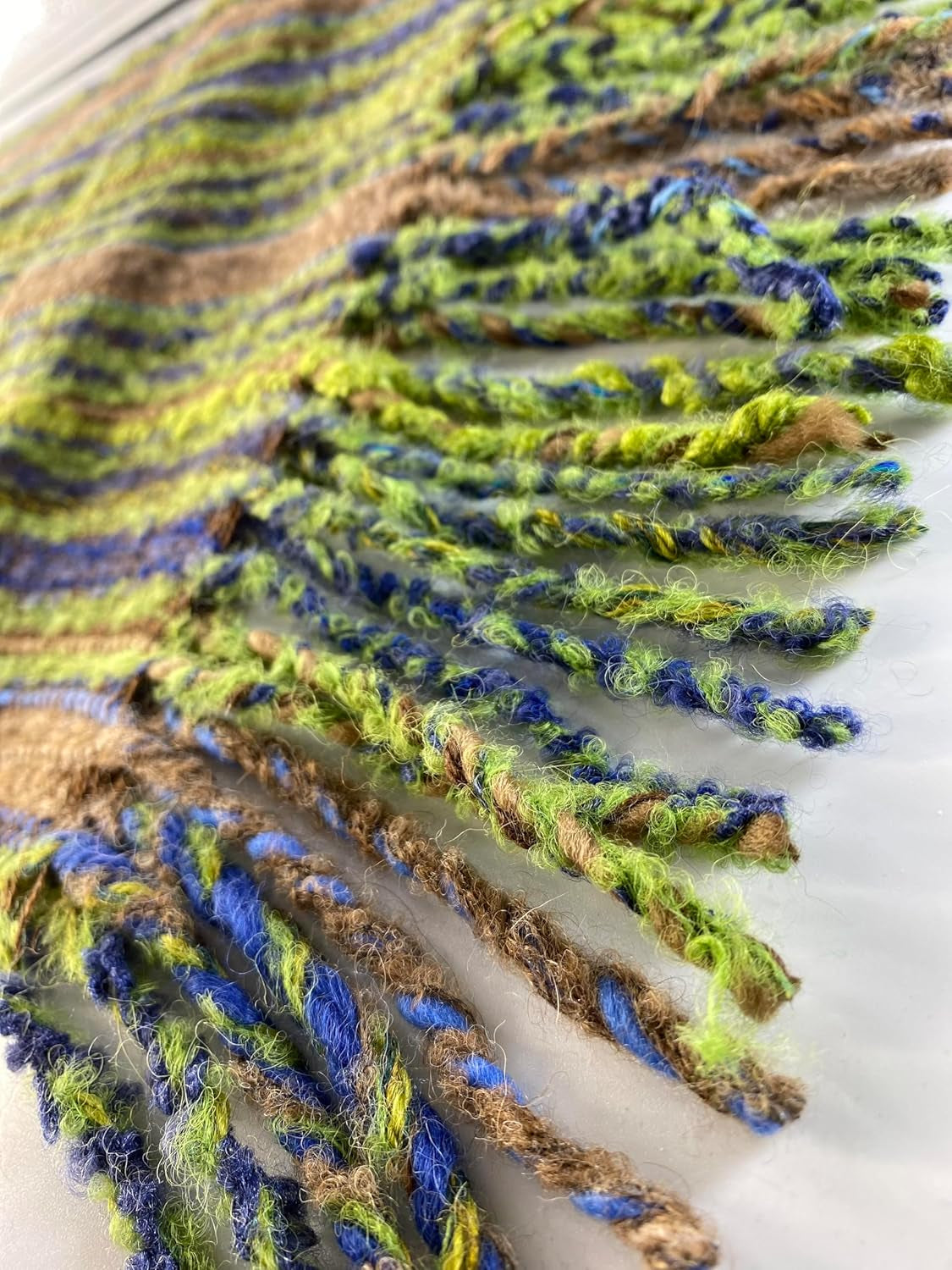 Baby Alpaca Scarf – Handwoven Multicolor Elegance