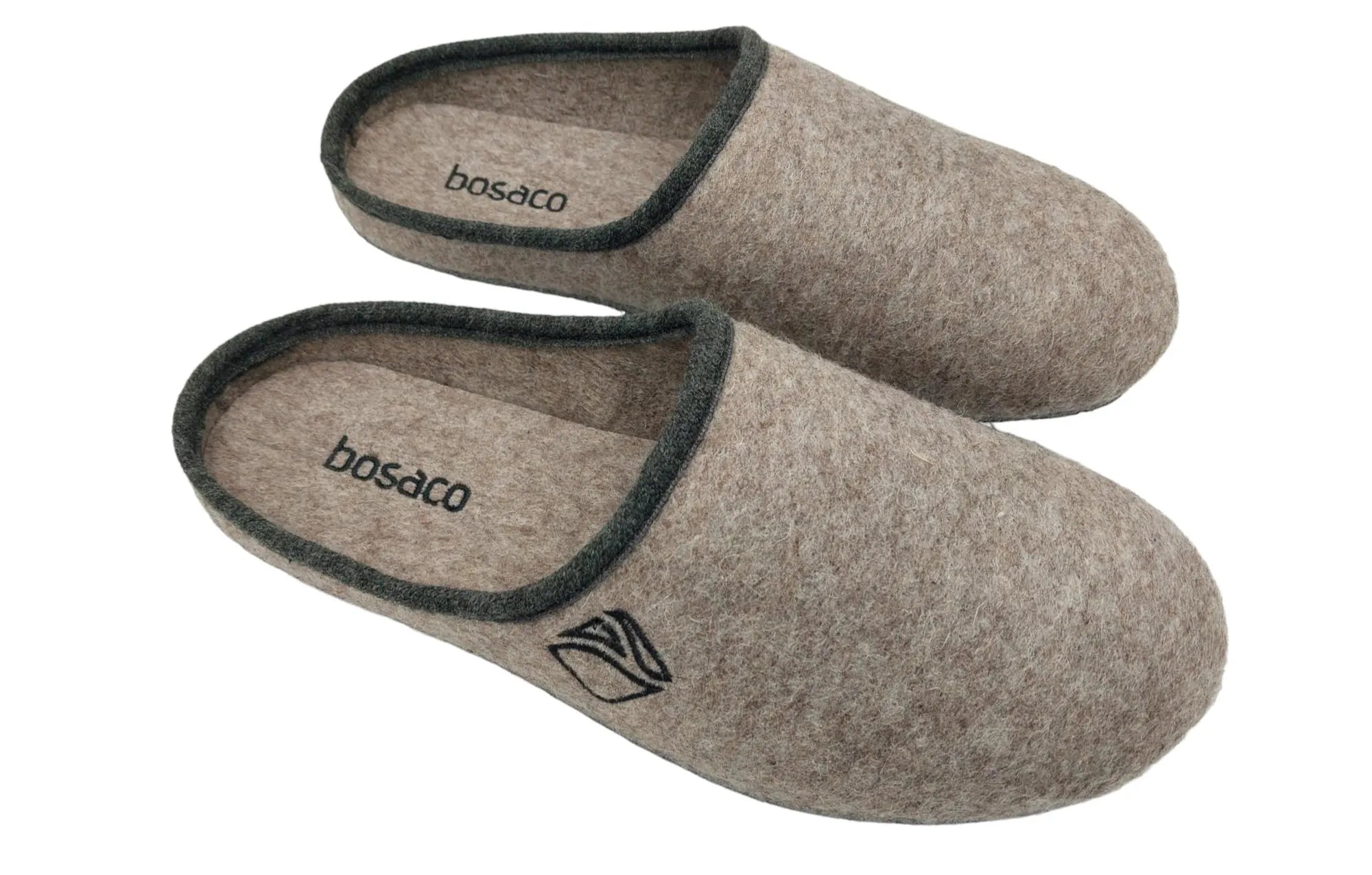 Merino Wool Slippers – Graphite Wool Slip-Ons