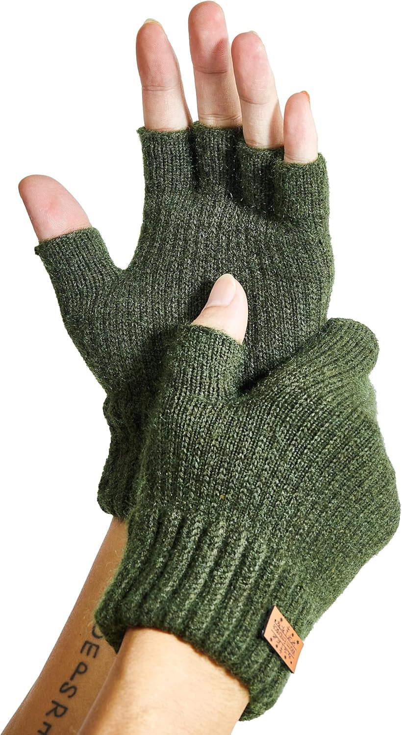 Fingerless Alpaca Gloves – Soft & Functional