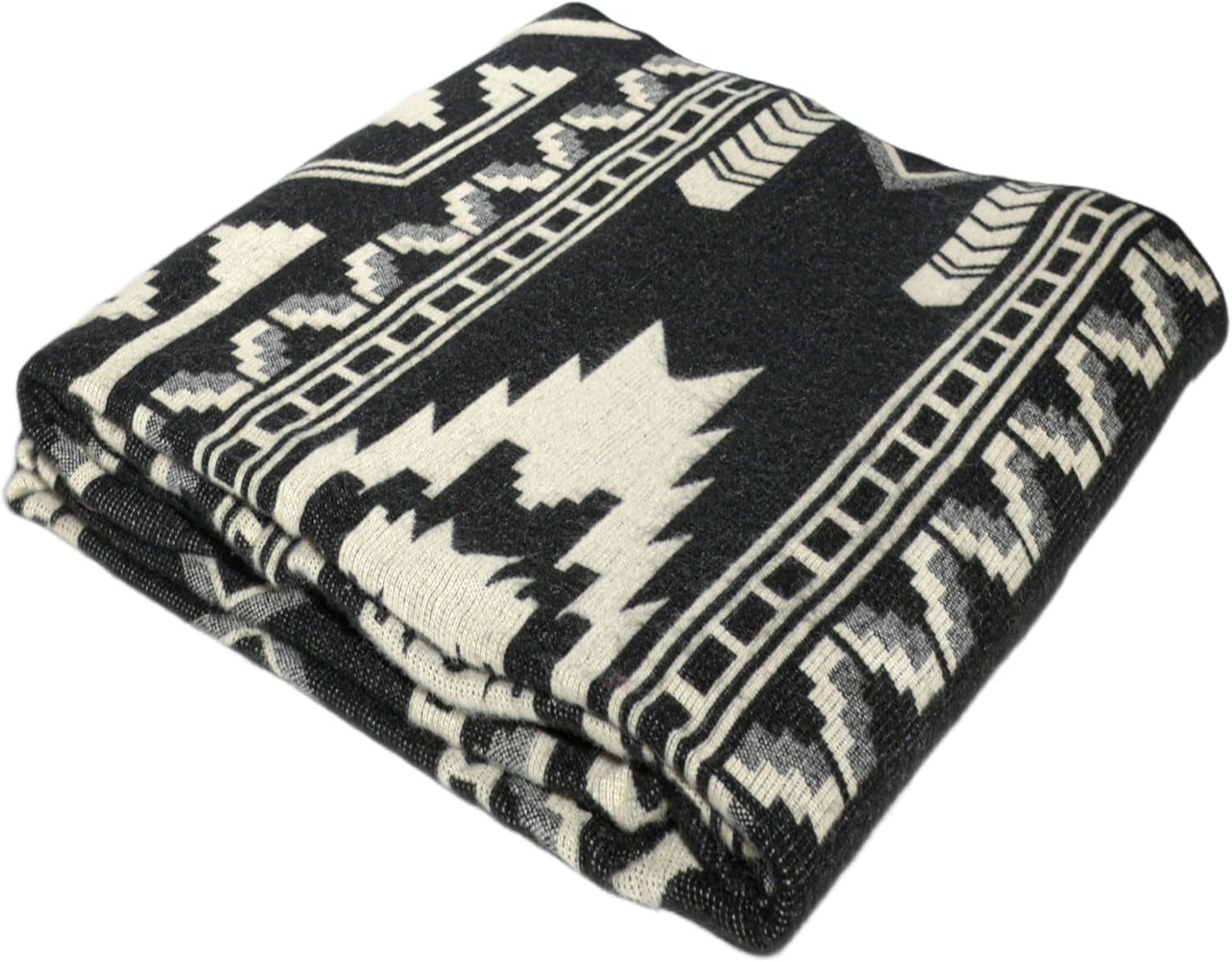 Alpaca Wool Throw Blanket – Native Pattern