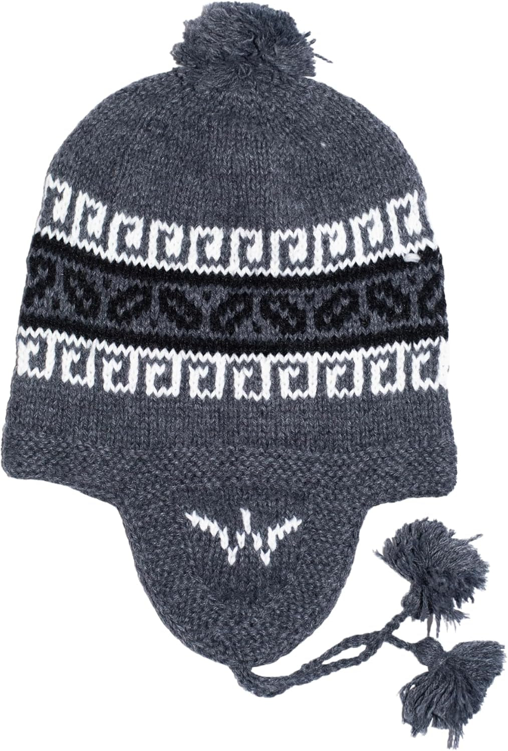 Alpaca Hat – Traditional Gray Knit