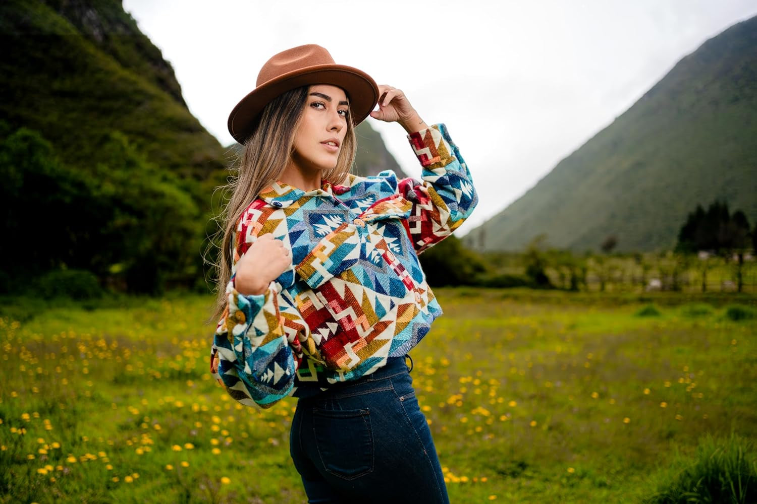 Handmade Alpaca Jacket – Artisan Comfort