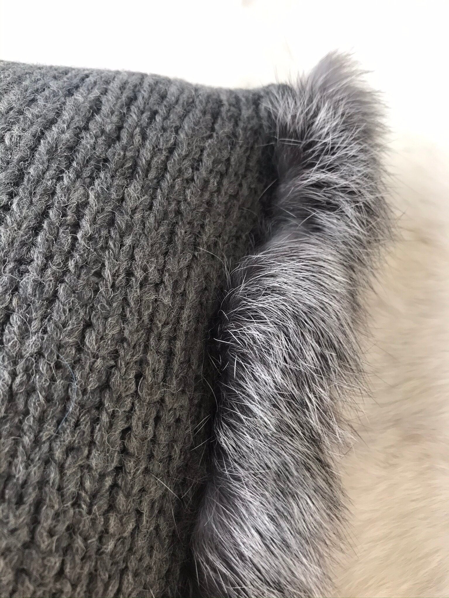 Alpaca Pillow Cover – Chunky Knit