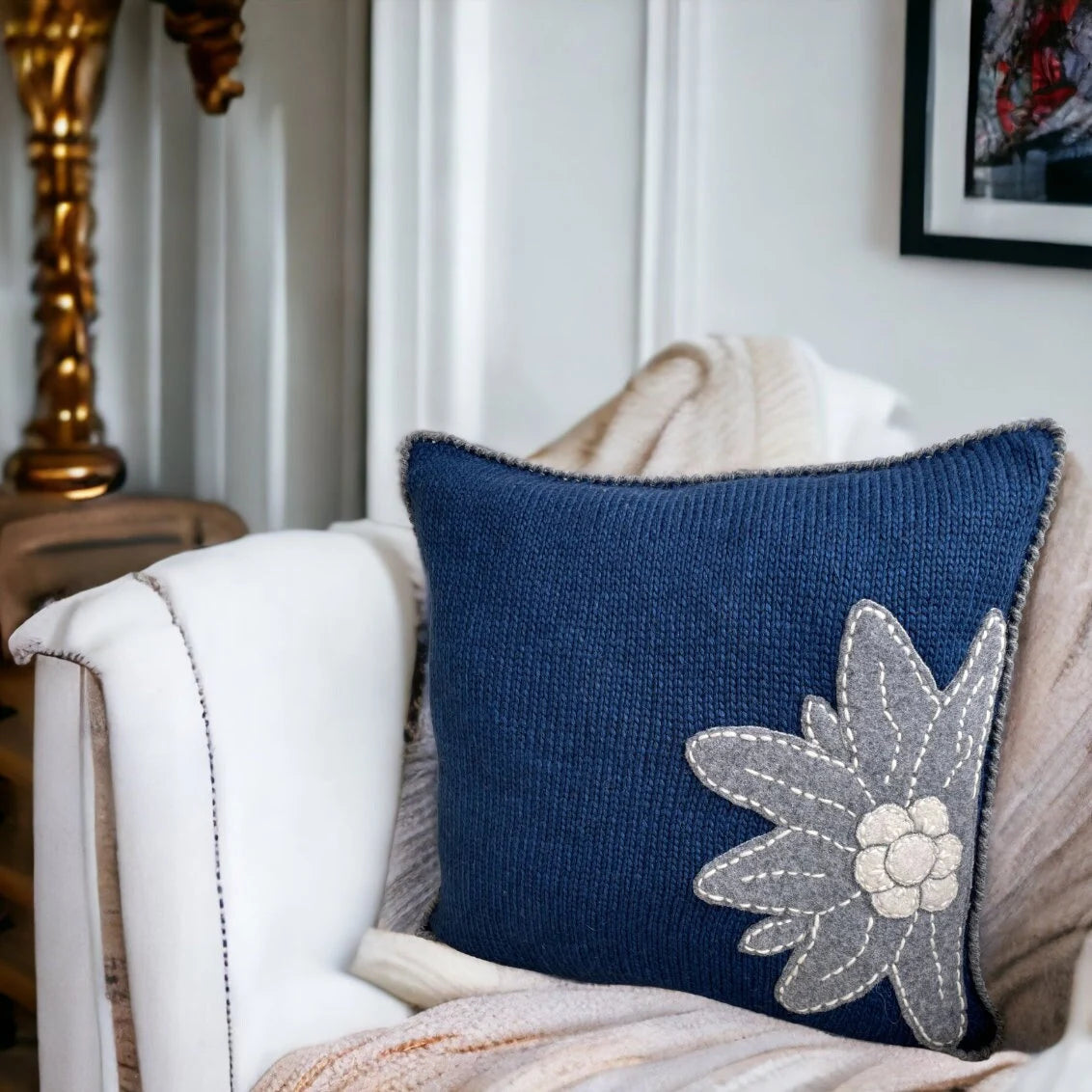 Alpaca Wool Pillow Cover – Soft & Cozy Accent