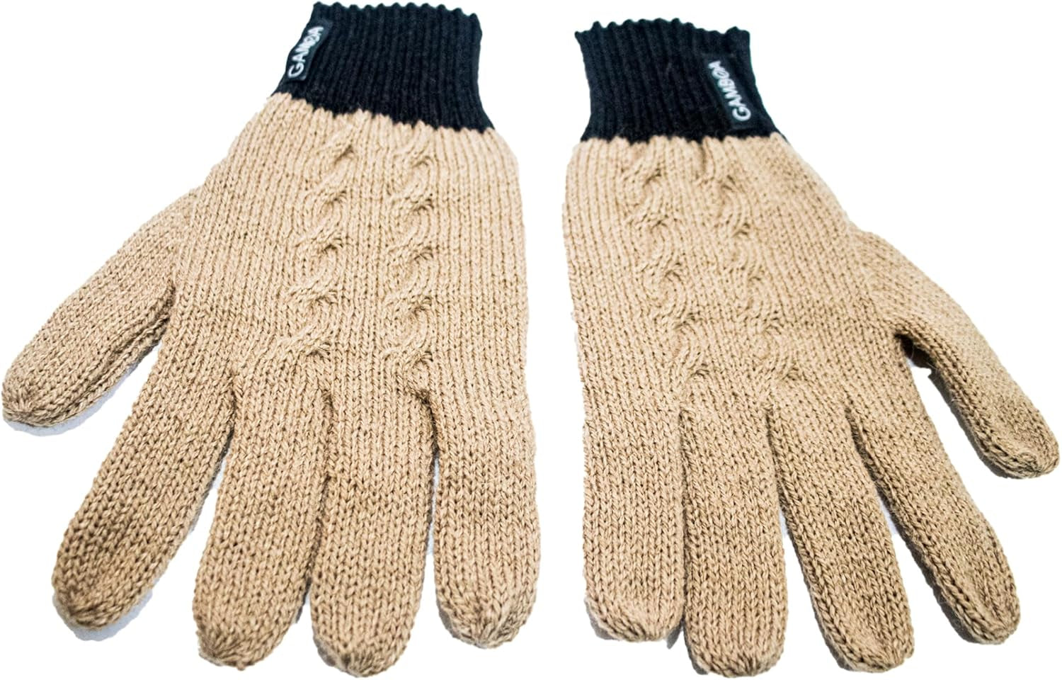 Alpaca Wool Gloves for Women Winter Knit Mittens for Womens