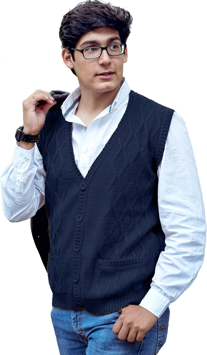 Alpaca Vest – Island Pattern