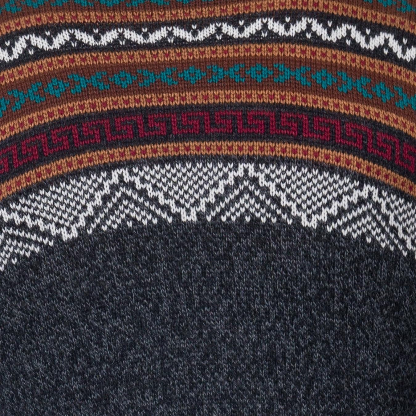 Alpaca Sweater – Cusco Geometric Pattern