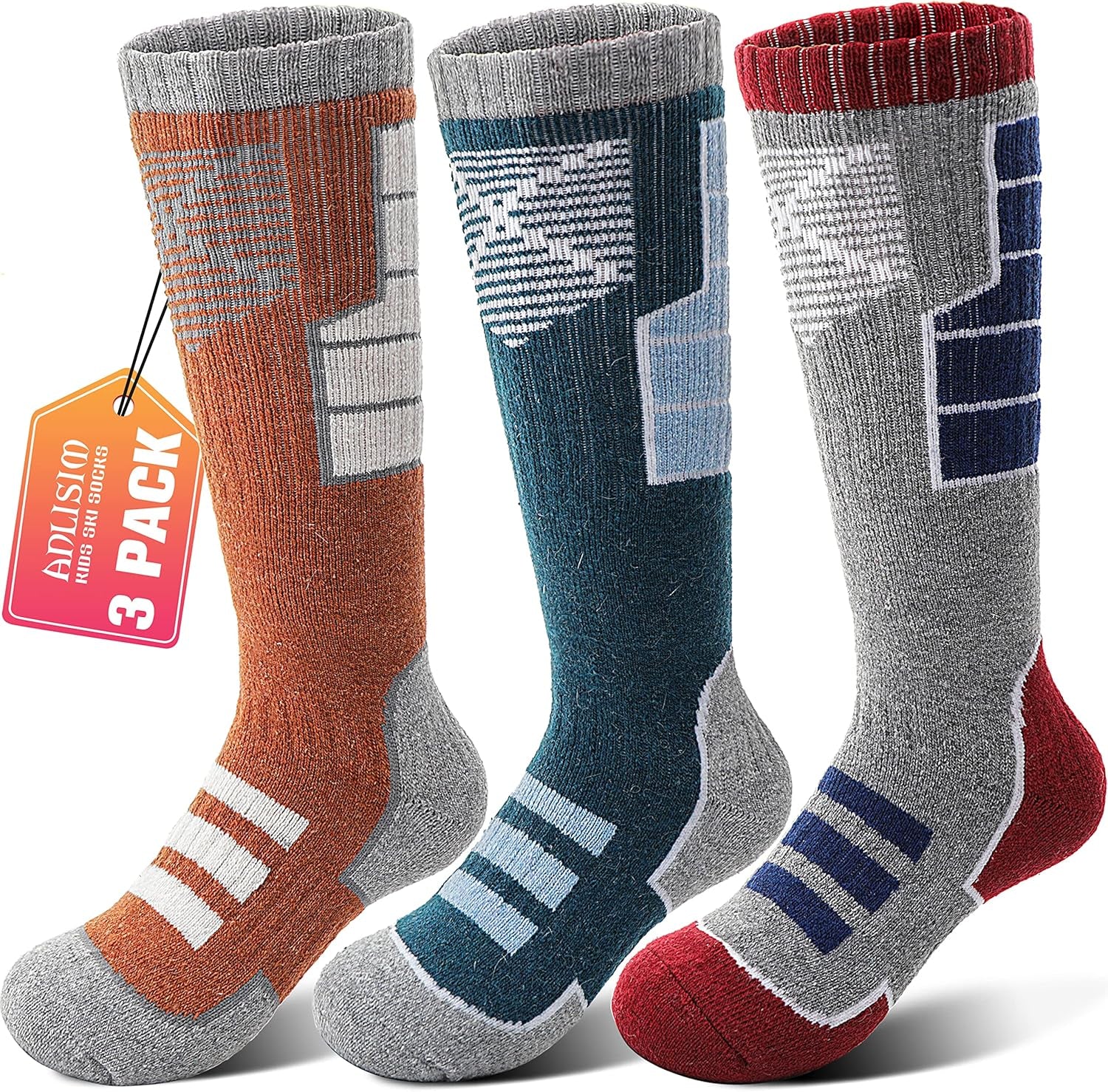 Merino Thermal Socks – Kids Ski & Snowboard