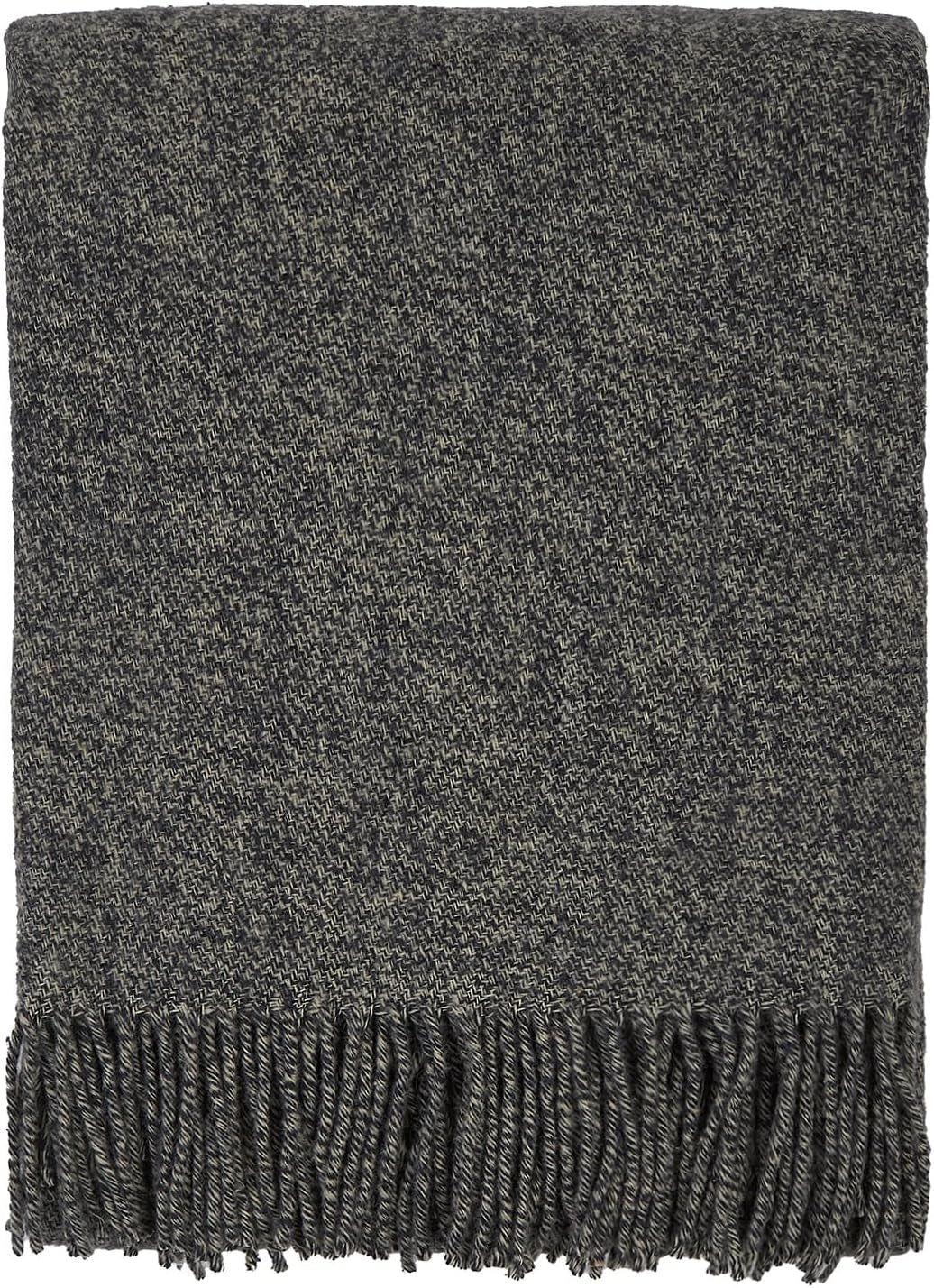 Merino Throw Blanket - Fringed Design