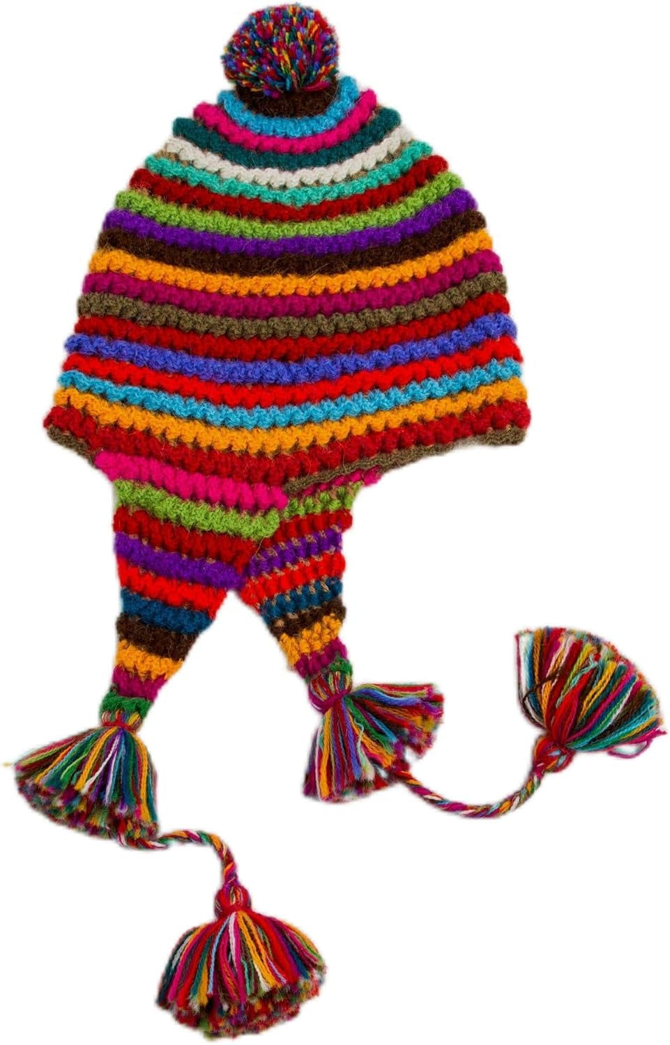 Alpaca Rainbow Hat – Vibrant & Warm