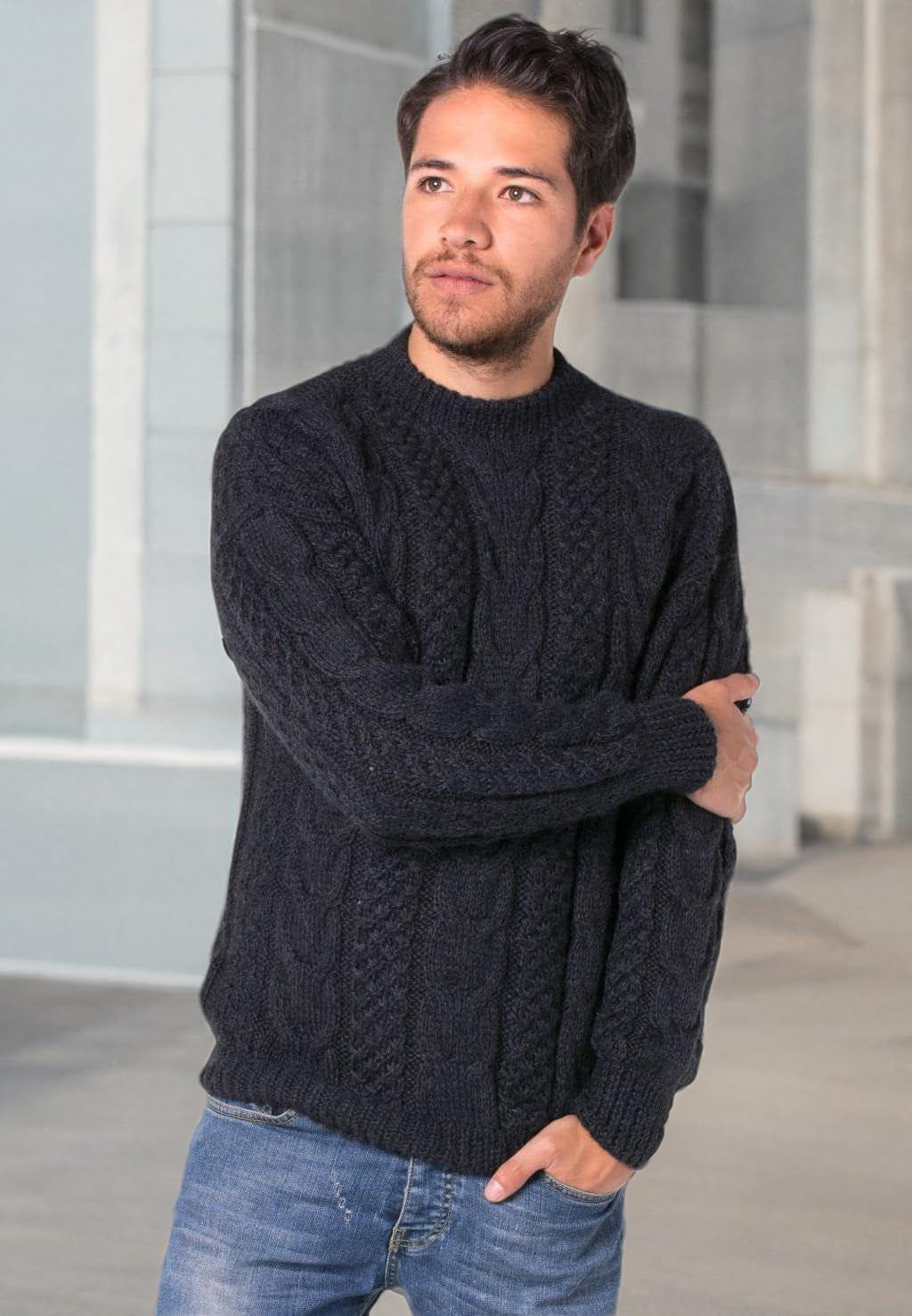 Ecuadorian Alpaca Sweater – Classic Style