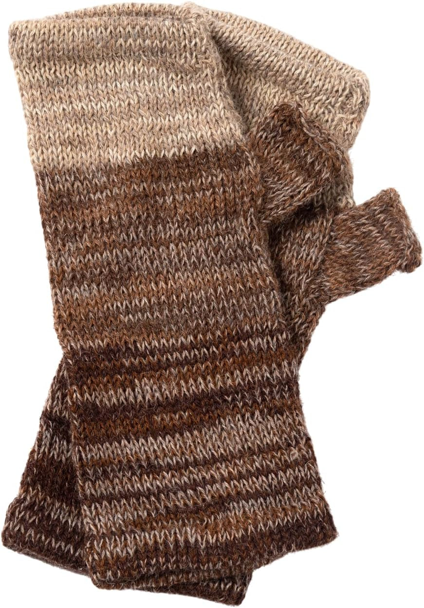 Alpaca Fingerless Gloves – Handmade