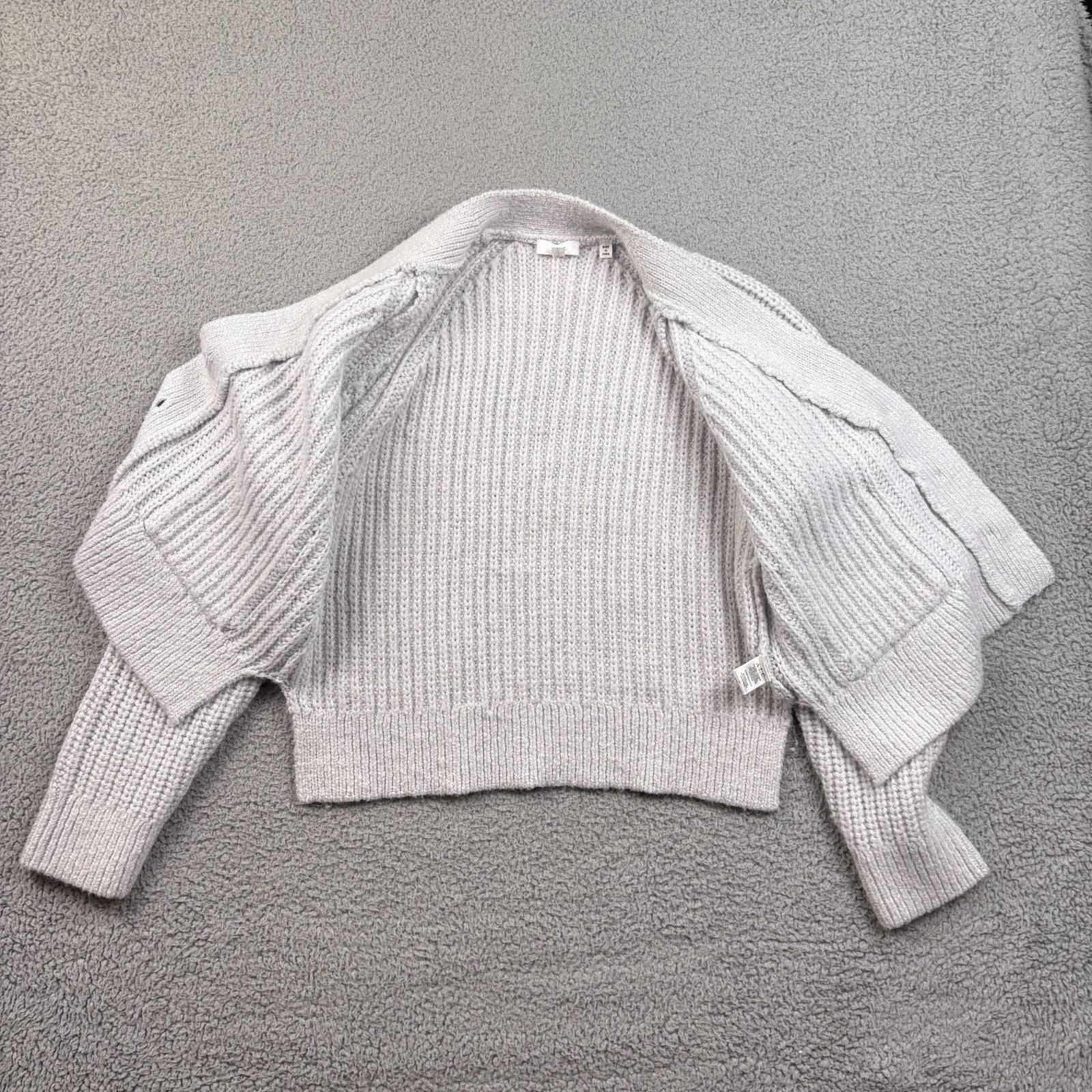 Alpaca Wool Jacket – Ribbed Knit