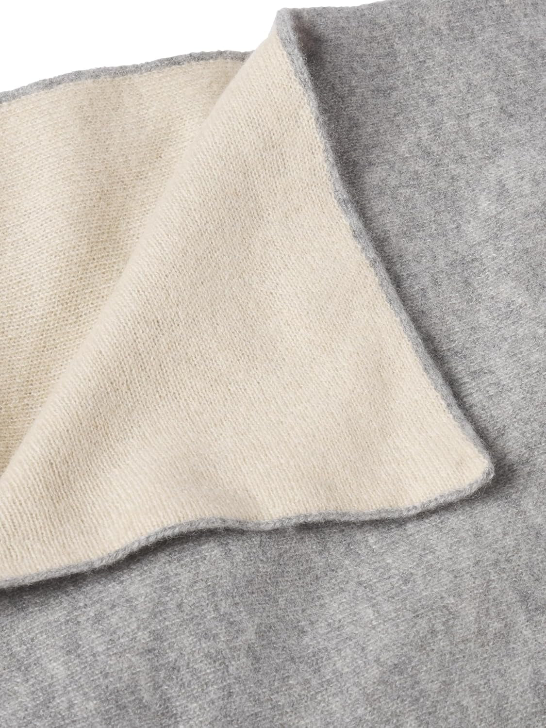 Cashmere Throw Blanket – Reversible Design