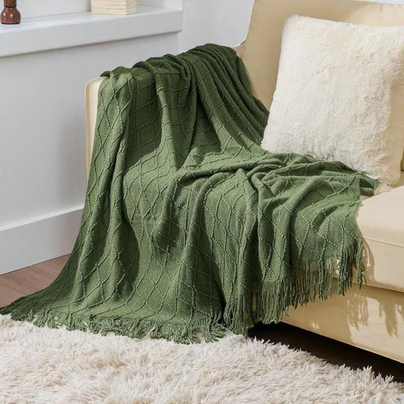 Cashmere Sofa Throw – Handmade