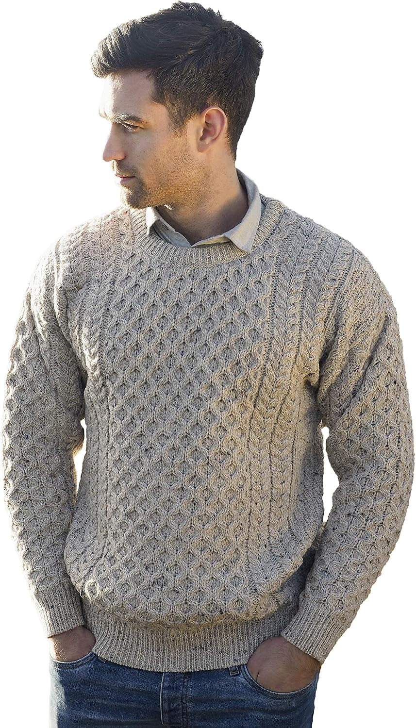 Merino Wool Sweater – Classic Irish Knit