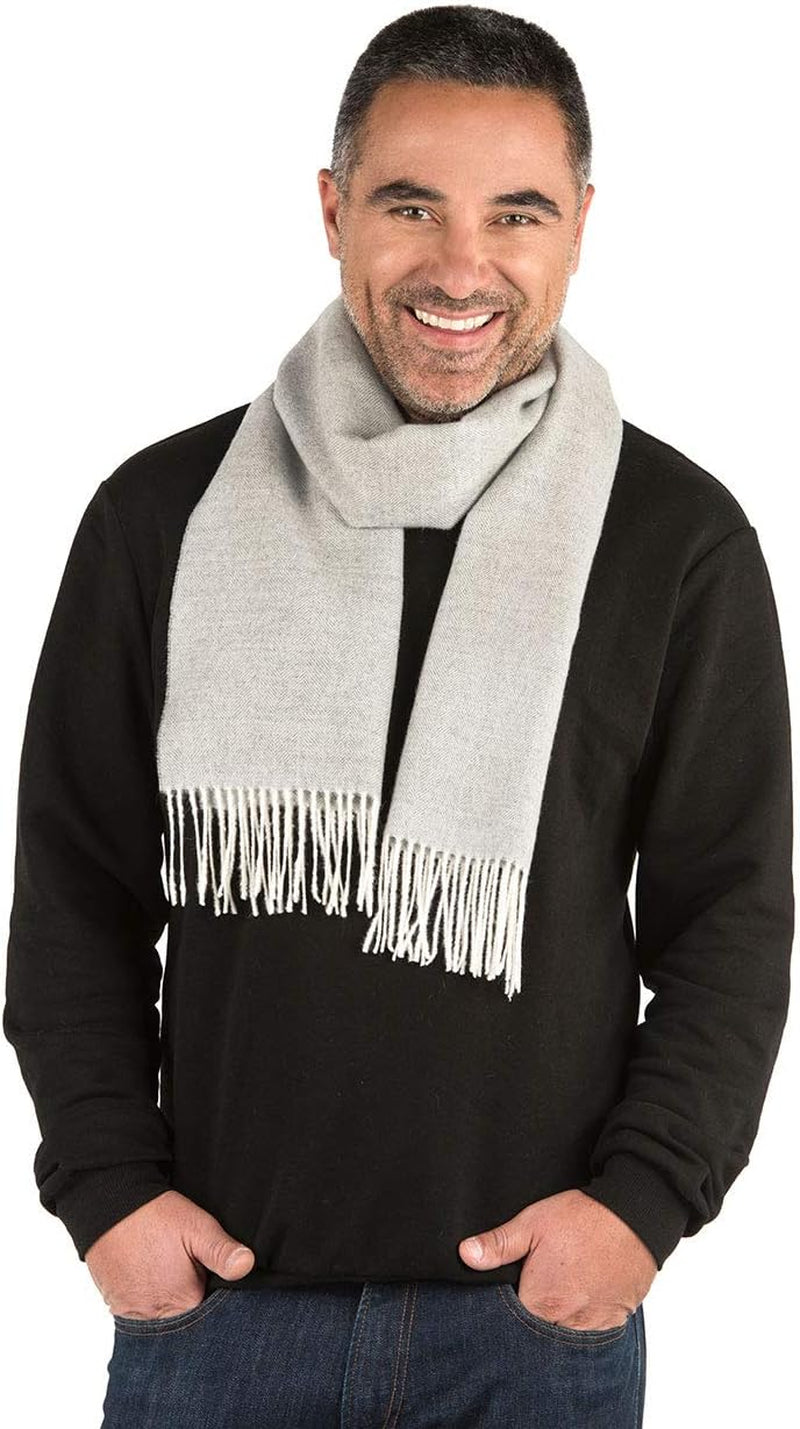 Herringbone Alpaca Scarf – Elegant Winter Wrap