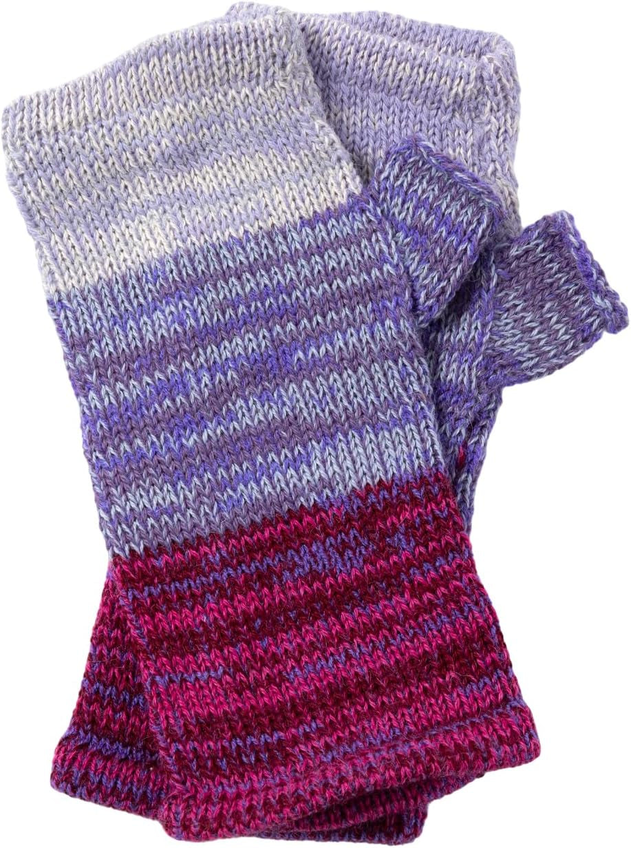 Alpaca Fingerless Gloves – Handmade