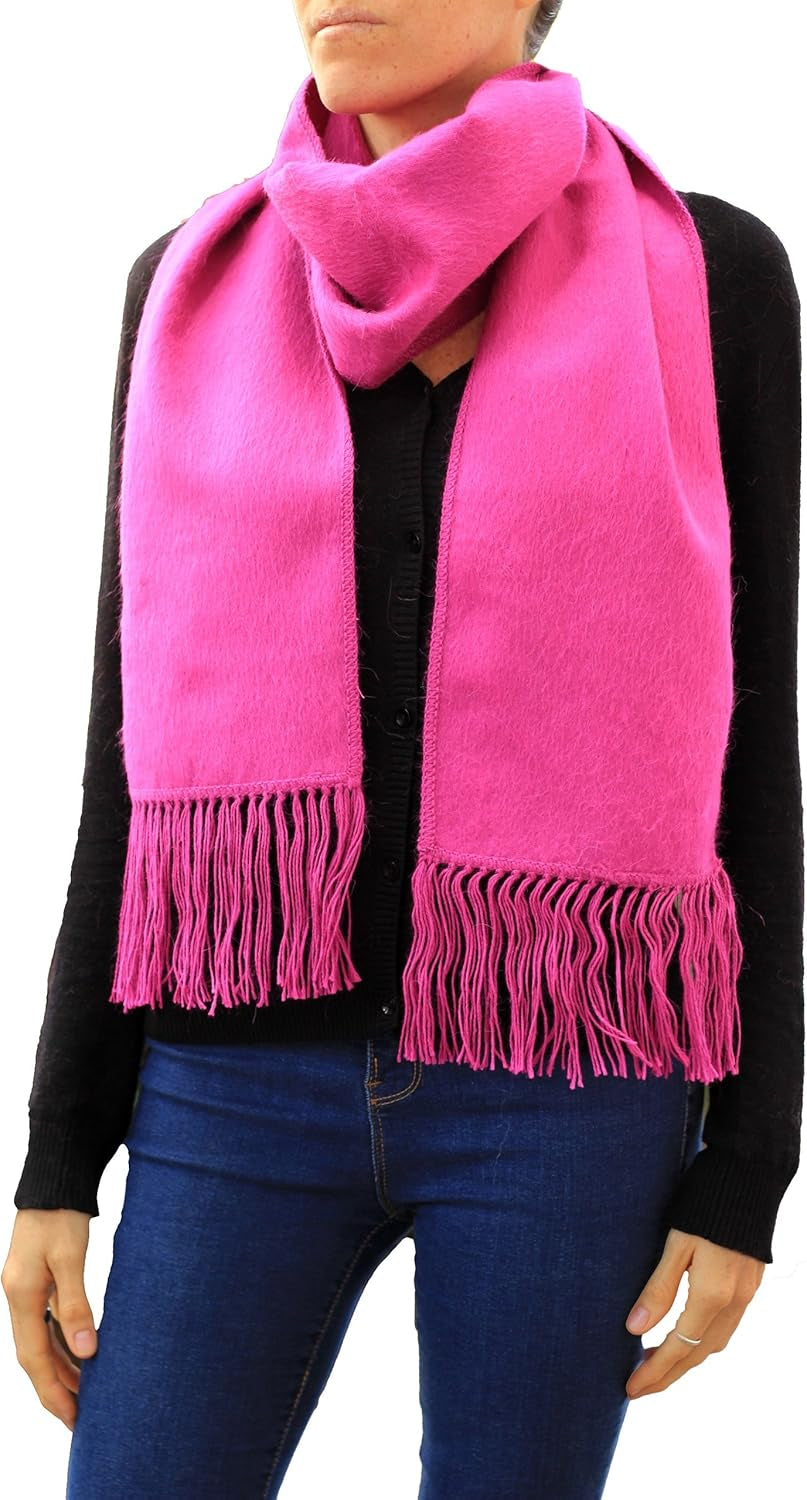 Alpaca Scarf – Handwoven Fringed Wrap
