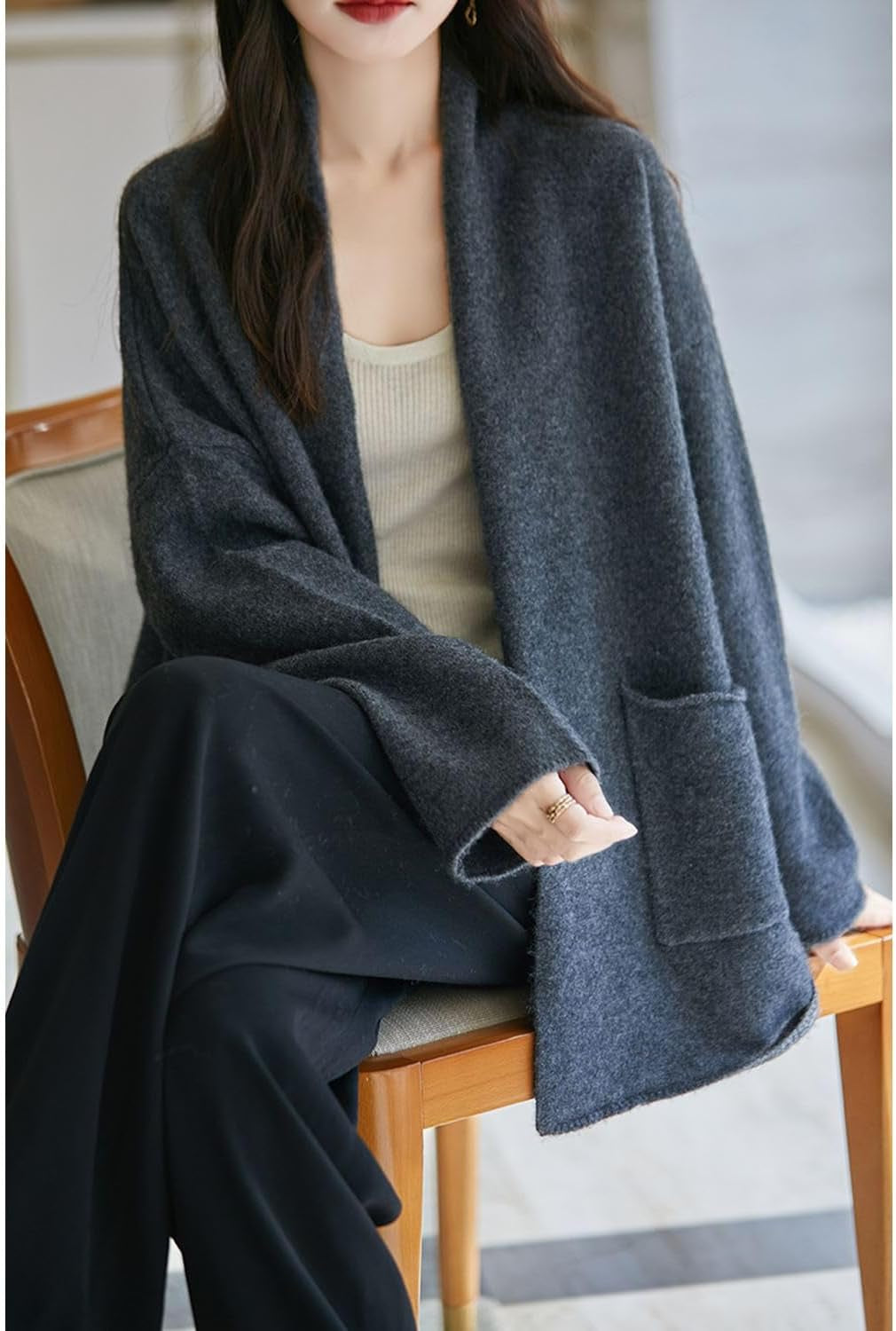 Merino Knitted Jacket – Effortless Everyday Comfort