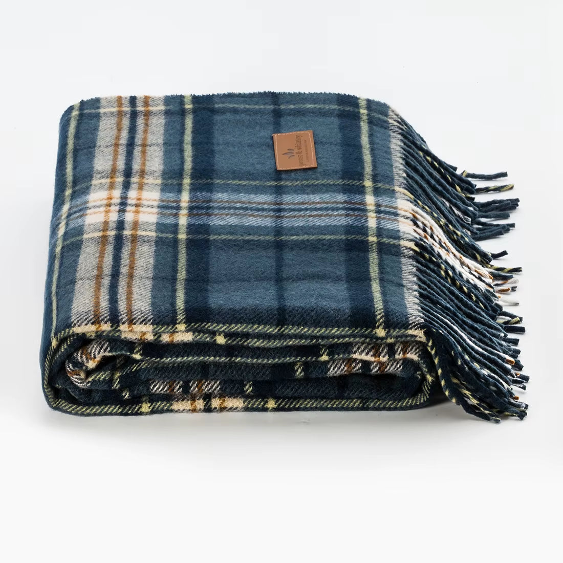 Alpaca Check Throw – King Size Warmth