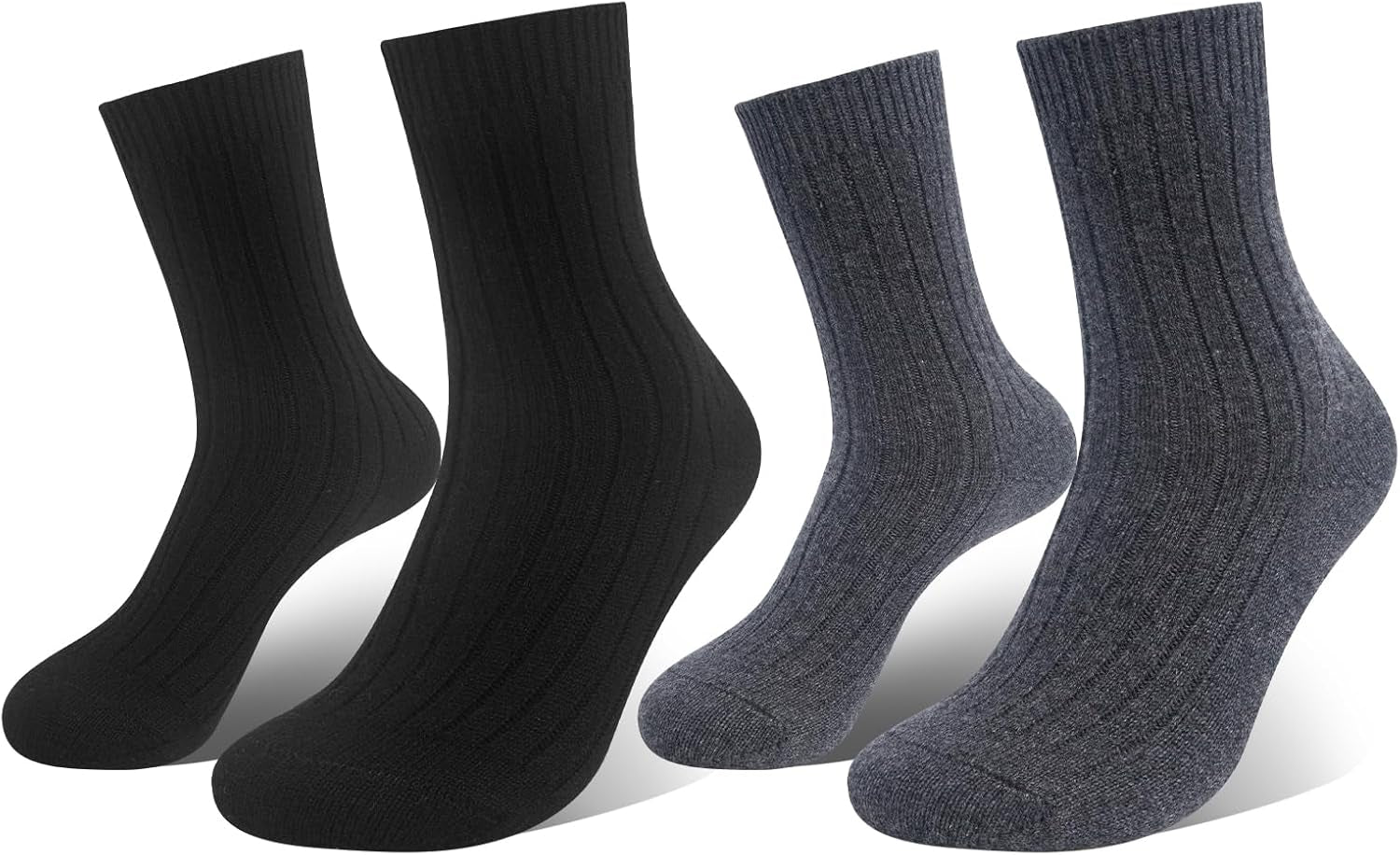 Cashmere Socks – Charcoal Elegance