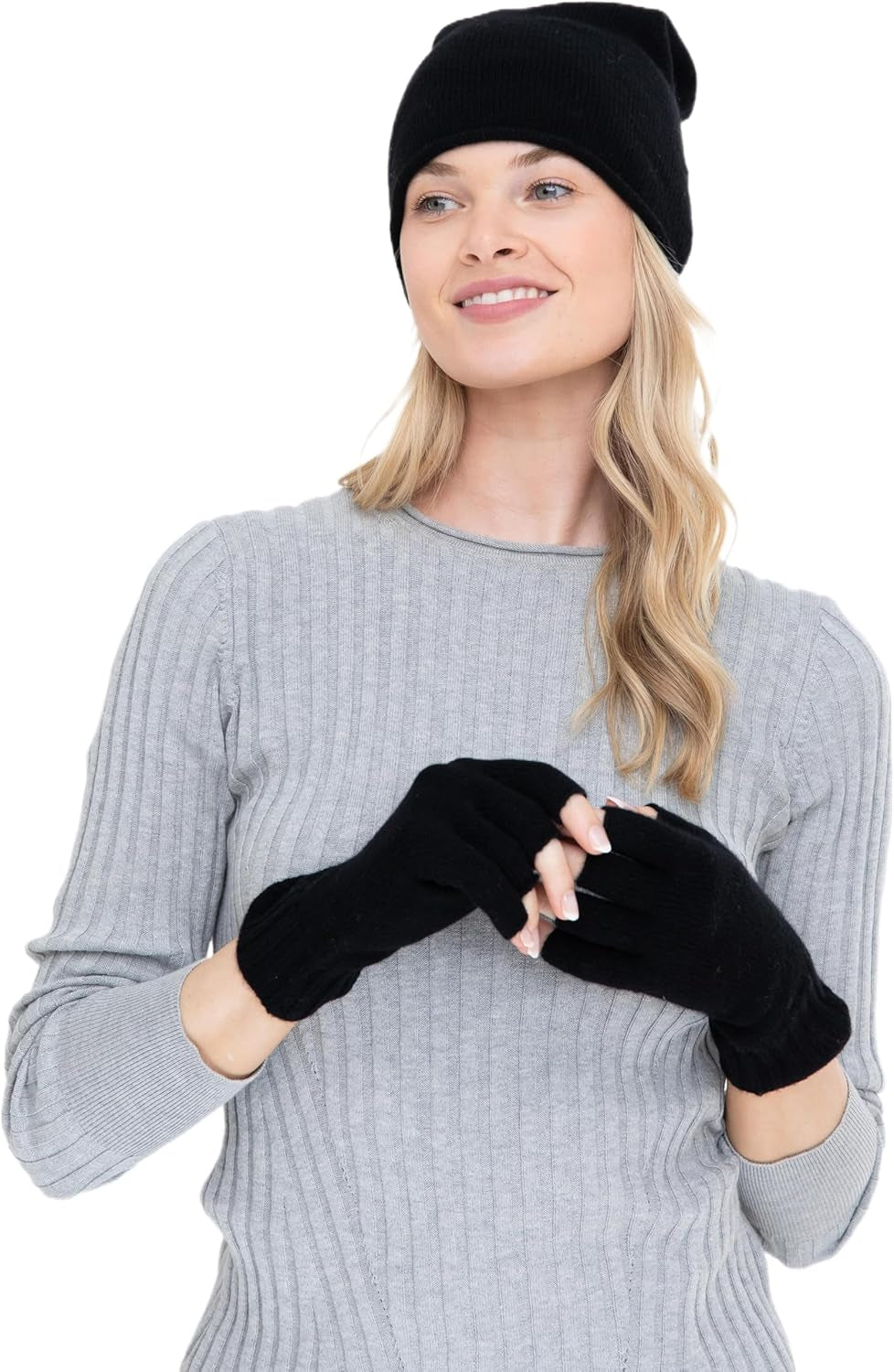 Cashmere Fingerless Glove – 100% Cashmere