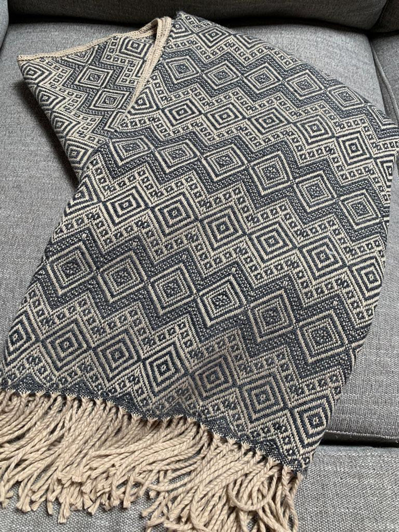 Handmade Alpaca Throw – Hand Loomed