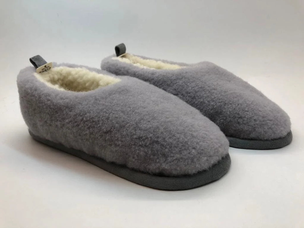 Merino Wool Slippers – Grey