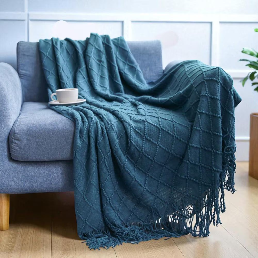 Cashmere Sofa Throw – Handmade